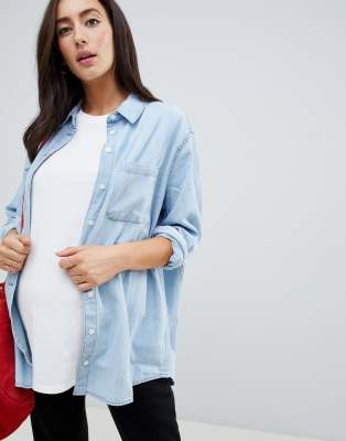 asos denim shirt womens