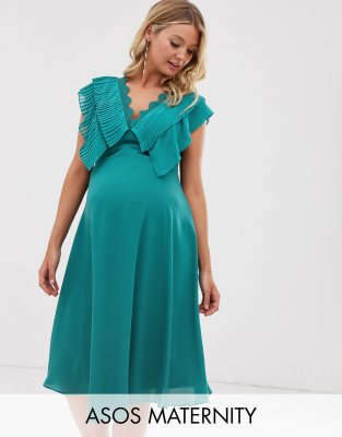 asos duck egg blue dress