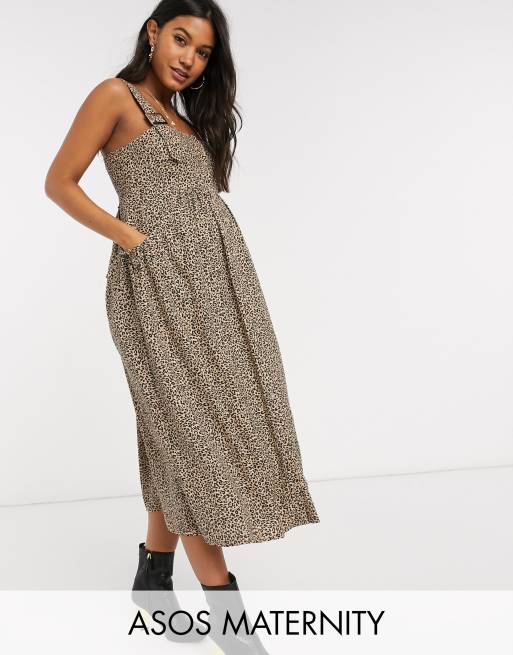 Asos maternity clearance dungaree dress