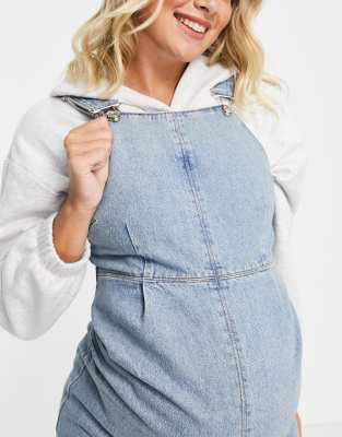 maternity dungaree dress