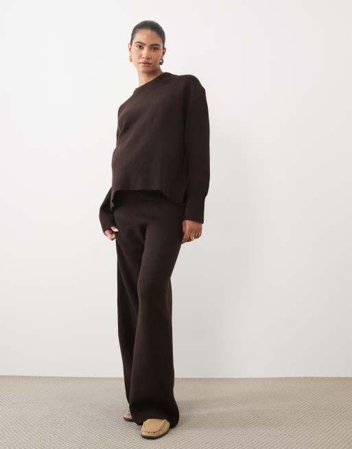 ASOS DESIGN Maternity exposed seam boxy jumper, 2 of 4