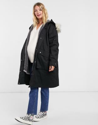 asos maternity parka