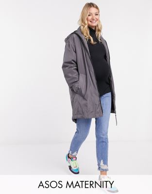 asos maternity winter coat