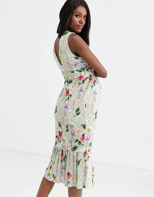 Asos maternity 2025 floral dress