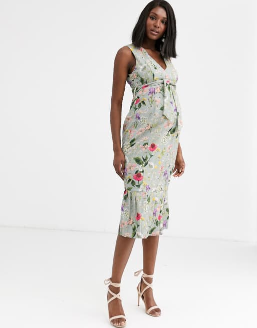 Asos maternity shop floral dress