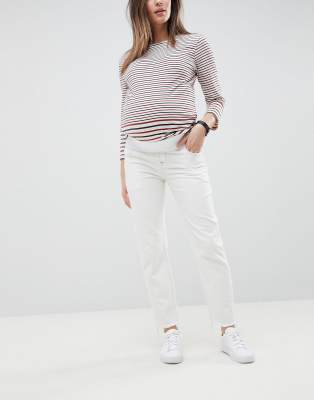 asos white maternity jeans