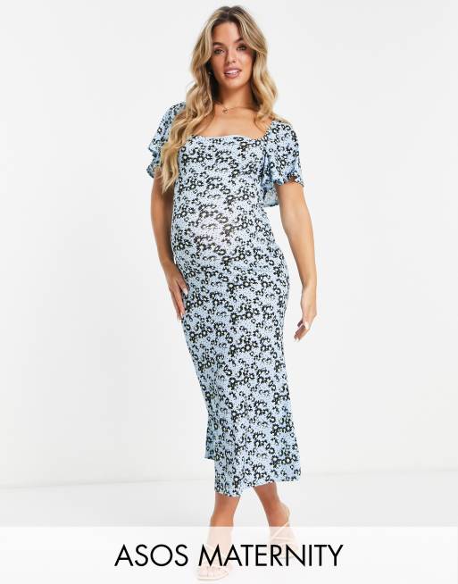 Asos maternity tea dress online