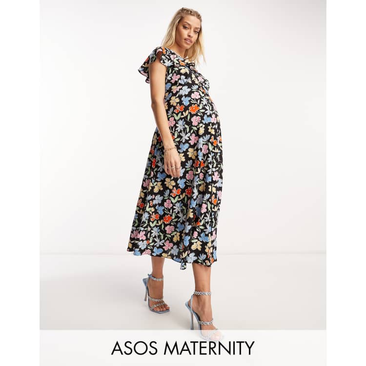 Asos maternity cheap midi dress