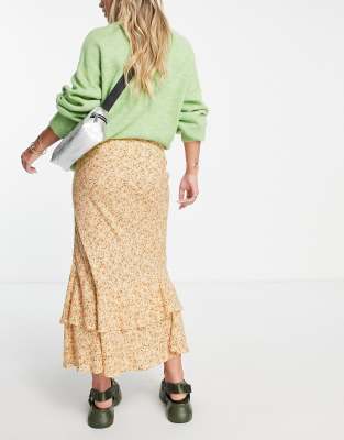 asos frill skirt