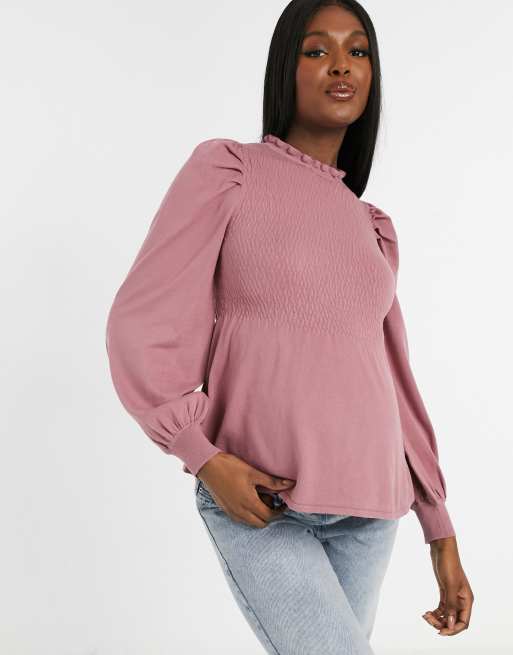 Pink maternity outlet jumper