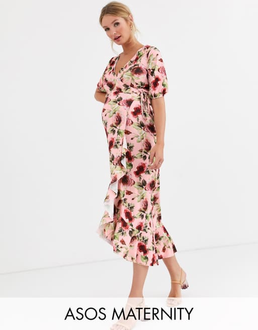 Asos maternity 2025 floral dress