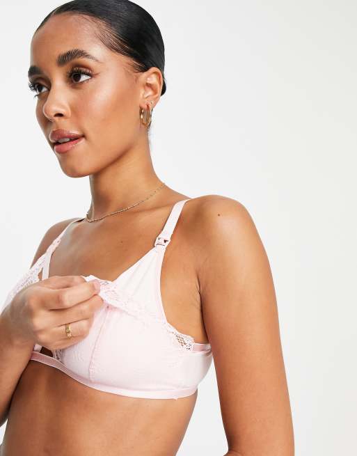 ASOS MATERNITY Soft Mesh Nursing Bralet