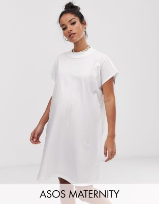 asos maternity shirt dress