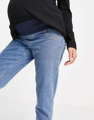 asos maternity mom jeans