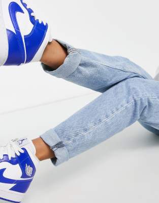 asos design high rise original mom jeans