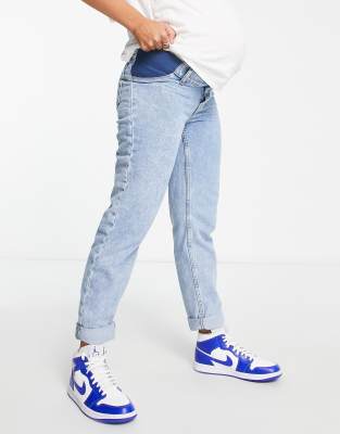 asos design high rise original mom jeans