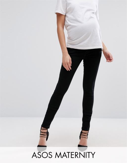 Asos white maternity store jeans