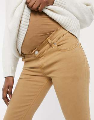 high rise tan pants