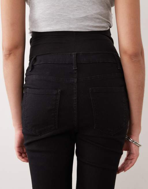 ASOS DESIGN Maternity - Jean skinny - Noir épuré, 5 de 5