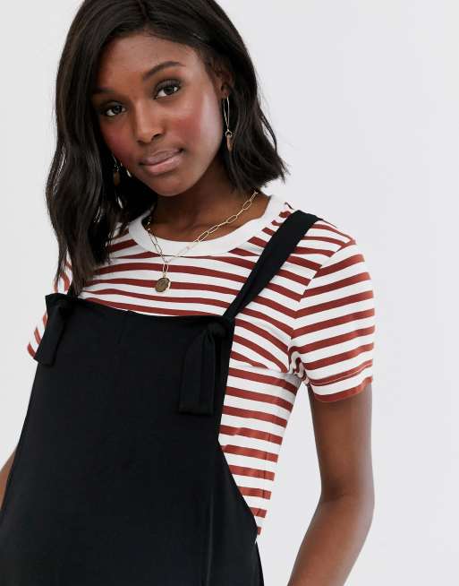 Jersey best sale dungaree jumpsuit