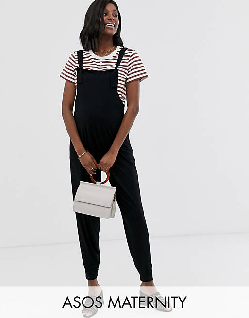 ASOS DESIGN Maternity jersey overalls in Asos Women Clothing Dungarees 