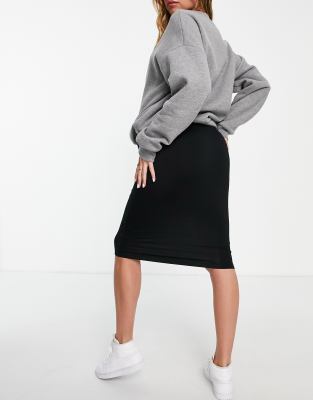 asos jersey pencil skirt