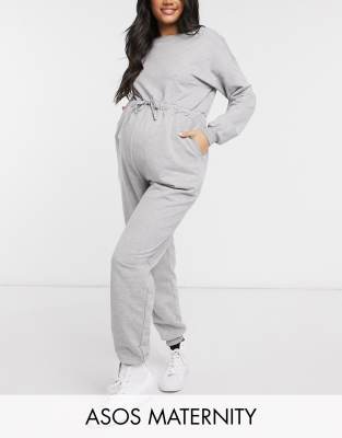 grey jogger jumpsuit