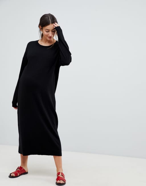 Asos maternity 2025 jumper dress