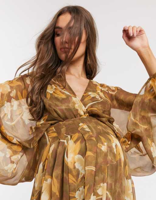 Asos maternity kimono dress sale