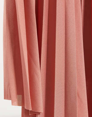 asos pink kimono dress