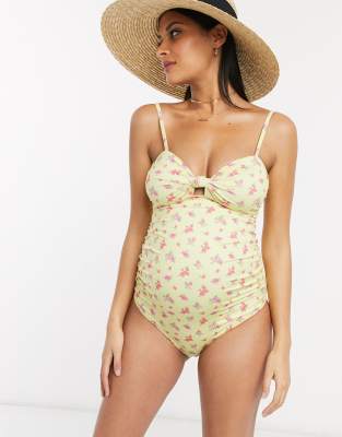 asos yellow swimsuit