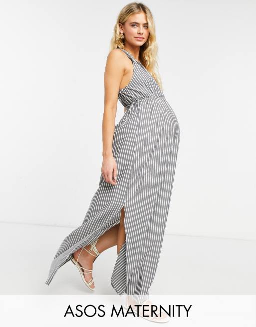 Maternity maxi outlet skirt knot