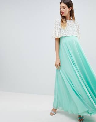 crop top maxi dress
