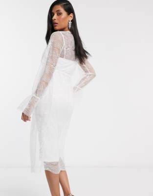 maternity white lace dresses