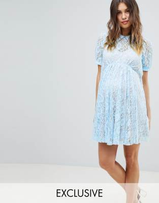 asos maternity lace dress