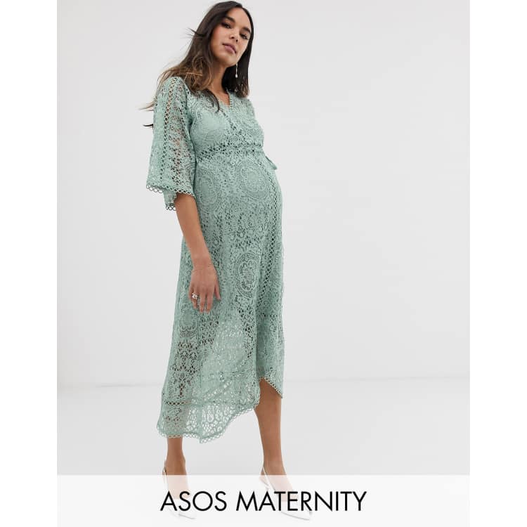 Asos white 2024 maternity dress