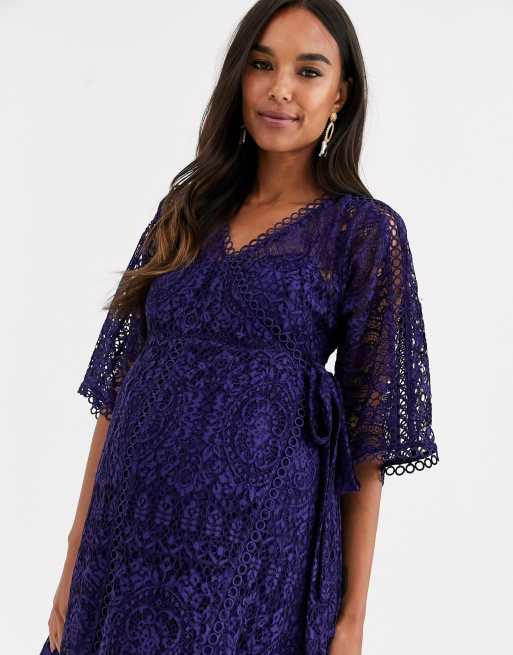 Asos maternity lace outlet dress