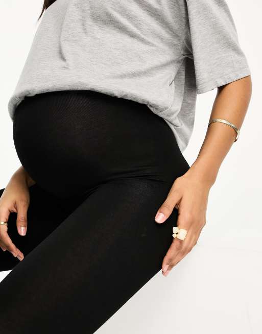 ASOS DESIGN Maternity Legging pantacourt recouvrant le ventre