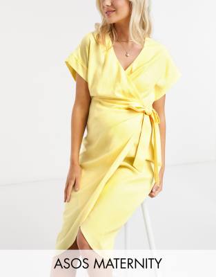 linen dress yellow