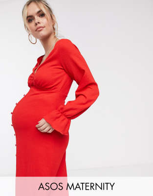 asos maxi maternity dress