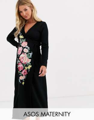 asos maternity evening gown