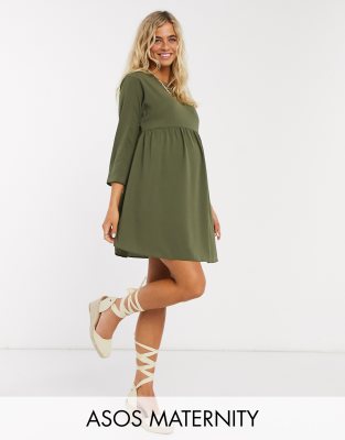 asos khaki dress