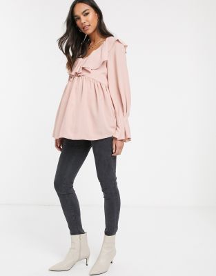 frill smock top