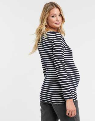 asos striped long sleeve top