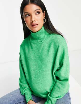 green longline jumper