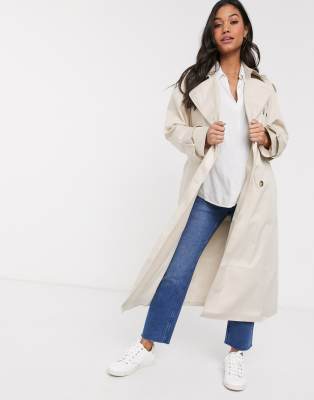 asos longline trench coat