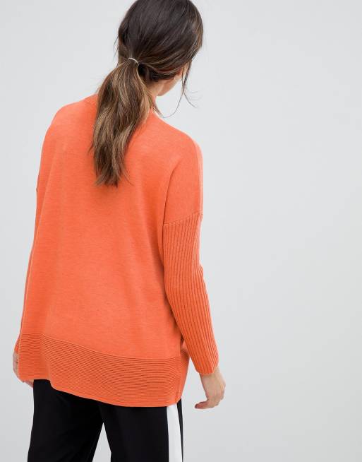 ASOS DESIGN Maternity - Maglione squadrato ecologico con bordo increspato, 2 di 4