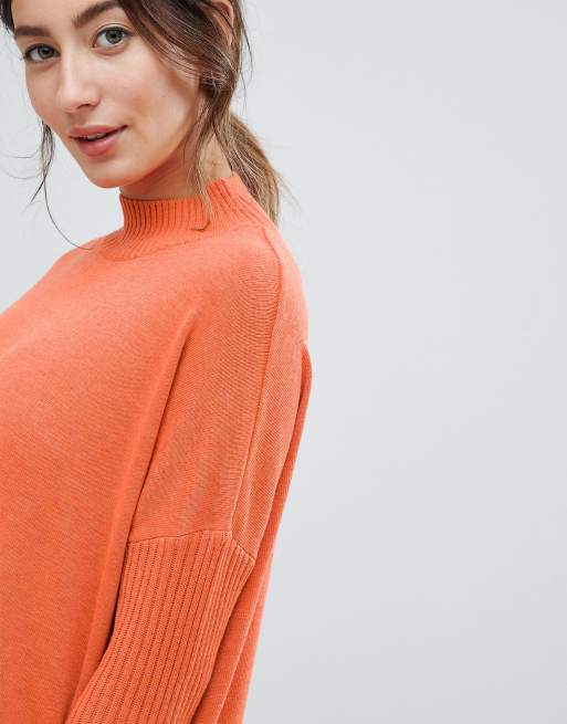 ASOS DESIGN Maternity - Maglione squadrato ecologico con bordo increspato, 3 di 4