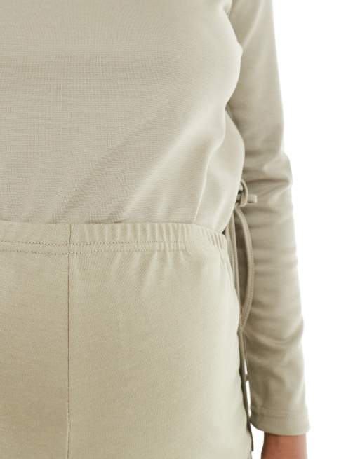 ASOS DESIGN Maternity - Marineblå amme-T-shirt med striber, 2 af 4