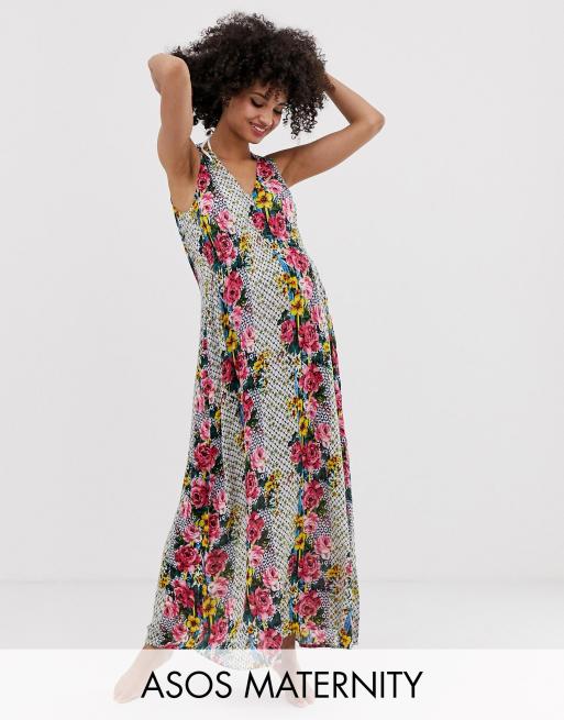 Asos maternity best sale dress floral